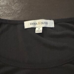 Emma & Oliva Black Top